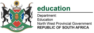 North West Department of Education logo